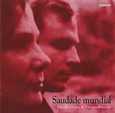 CD album cover 'Saudade mundial' (GMP 04801) with Thomas Böttcher, Claudia Copier