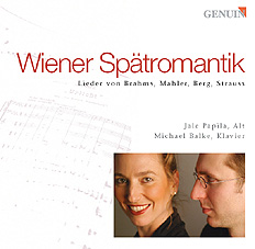 CD album cover 'Wiener Spätromantik' (GMP 04511) with Michael Balke, Jale Papila