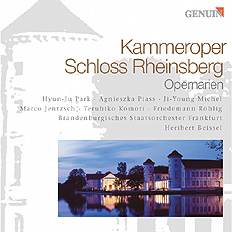 CD album cover 'Kammeroper Schloss Rheinsberg' (GEN 85516) with Heribert Beissel ...