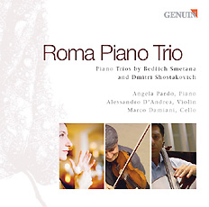CD album cover 'Roma Piano Trio' (GMP 04509) with Alessandro D´Andrea, Marco Damiani, Angela Pardo