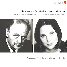 CD album cover 'Sonaten für Violine und Klavier' (GEN 03026) with Gertrud Schilde, Klaus Schilde
