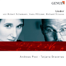 CD album cover 'Lieder' (GMP 020204-1) with Tatjana Dravenau, Andreas Post
