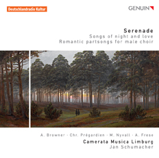 CD album cover 'Serenade' (GEN 12224) with Camerata Musica Limburg, Jan Schumacher, Alison Browner ...