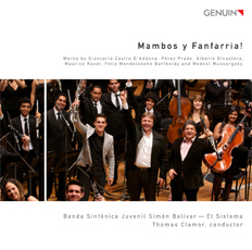 CD album cover 'Mambos y Fanfarria!' (GEN 13260) with Thomas Clamor, Banda Sinfónica Juventil Simón Bolívar