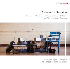 CD album cover 'Theremin-Sonaten' (GEN 15363) with Carolina Eyck, Christopher Tarnow