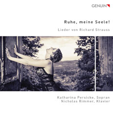 CD album cover 'Ruhe, meine Seele!' (GEN 15379) with Nicholas Rimmer, Katharina Persicke