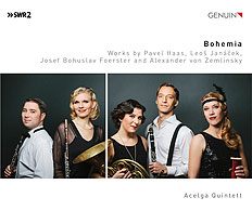 CD album cover 'Bohemia' (GEN 17460) with Gast/guest:, Acelga Quintett, Anne Scheffel