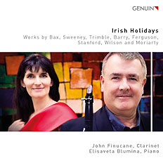 CD album cover 'Irish Holidays' (GEN 18495) with Elisaveta Blumina, John Finucane