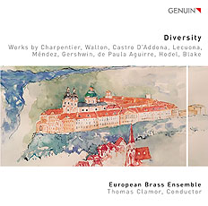 CD album cover 'Diversity' (GEN 18608) with Thomas Clamor, European Brass Ensemble