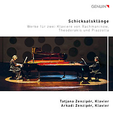 CD album cover 'Schicksalsklänge' (GEN 19659) with Arkadi Zenzipér, Tatjana Zenzipér