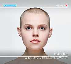 CD album cover 'Inside Out' (GEN 21739) with Diamanda La Berge Dramm, Katinka Fogh Vindelev, Michelle O’Rourke