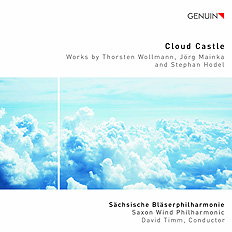 CD album cover 'Cloud Castle' (GEN 22764) with Sächsische Bläserphilharmonie, David Timm