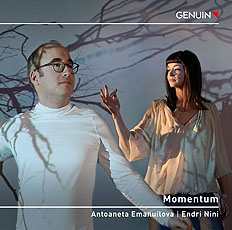 CD album cover 'Momentum' (GEN 22796) with Endri Nini, Antoaneta Emanuilova