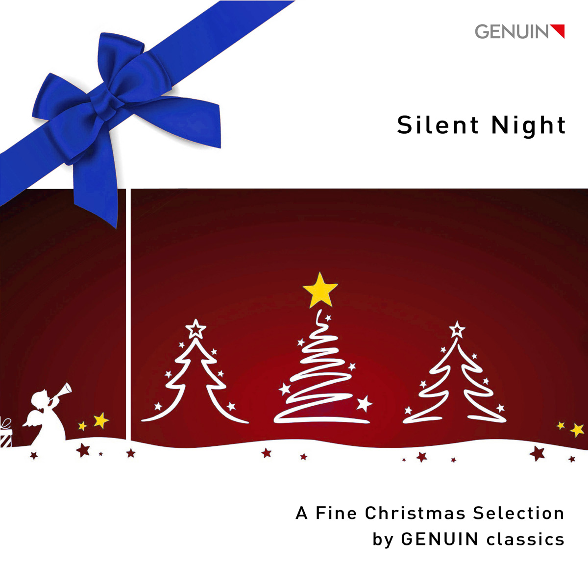 CD album cover 'Silent Night' (GEN 23846d) with Musica Lingua, Stephan Schreckenberger, Caroline Fischer ...
