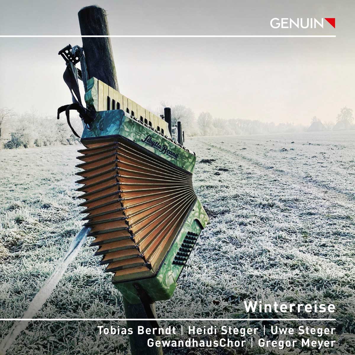 CD album cover 'Winterreise' (GEN 23847) with GewandhausChor, Gregor  Meyer, Tobias Berndt, Heidi Steger, Uwe Steger