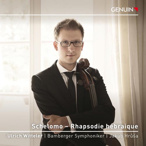 CD album cover 'Schelomo – Rhapsodie hébraique' (GEN 23843d) with Bamberger Symphoniker – Bayerische Staatsphil ...