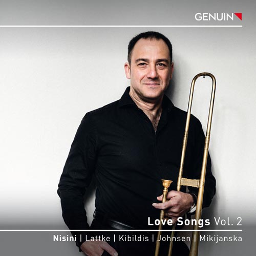 CD album cover 'Love Songs, Vol. 2' (GEN 23851d) with Zita Mikijanska, Ercole Nisini, Wolfram Lattke ...