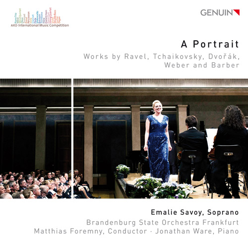 CD album cover 'A Portrait' (GEN 16436) with Brandenburgisches Staatsorchester Frankfurt, Emalie Savoy ...