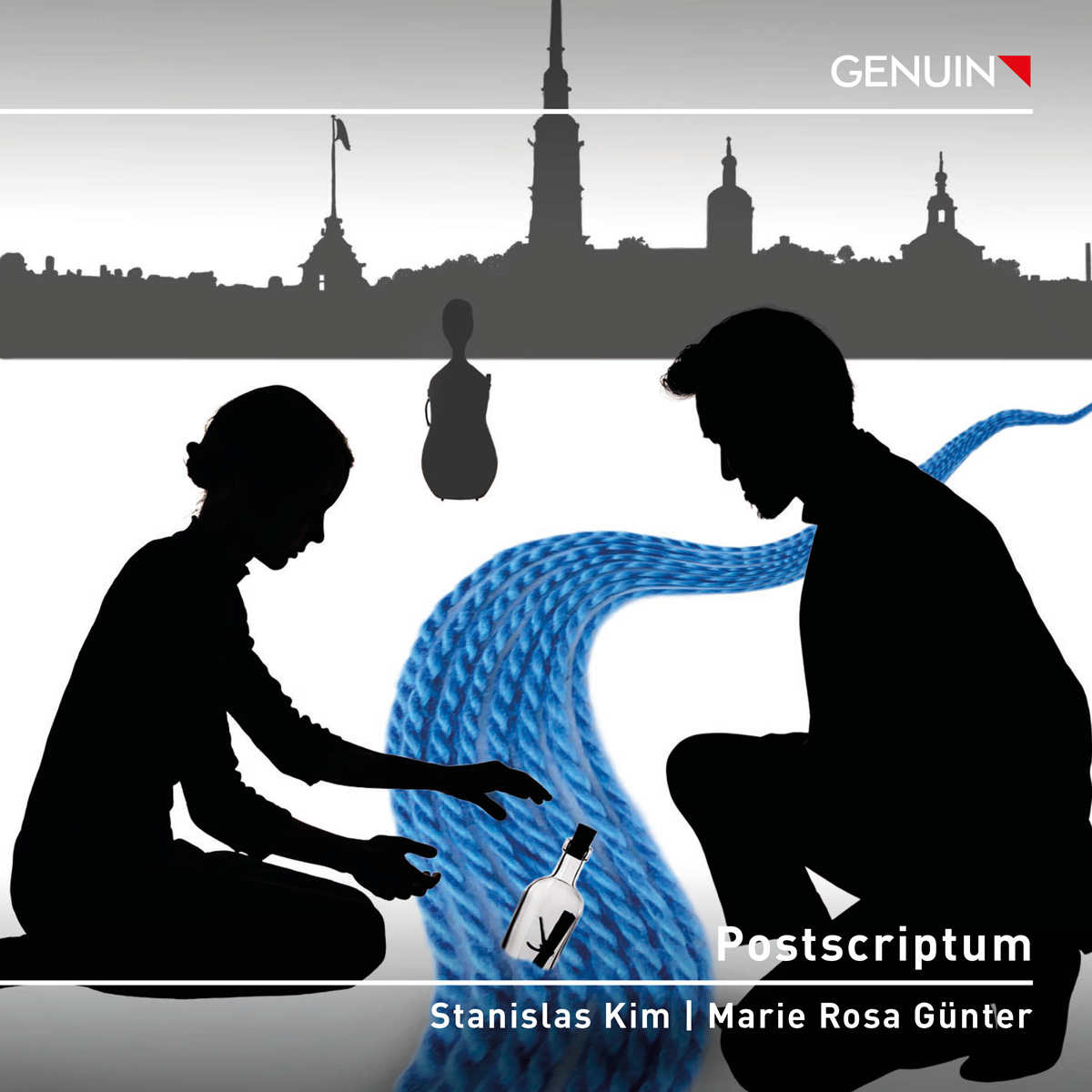 CD album cover 'Postscriptum' (GEN 24861) with Leonid  Gorokhov, Marie Rosa Günter, Stanislas Emanuel Kim