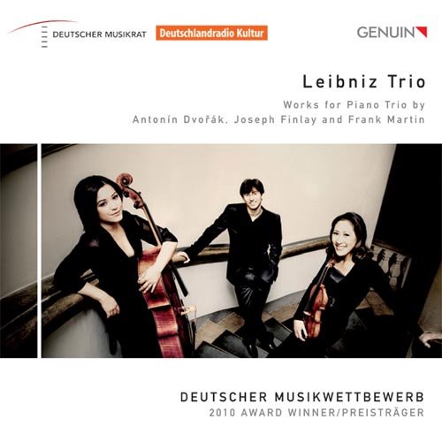 CD album cover 'Leibniz Trio' (GEN 11208) with Nicholas Rimmer, Leibniz Trio, Hwa-Won Pyun, Lena Wignjosaputro