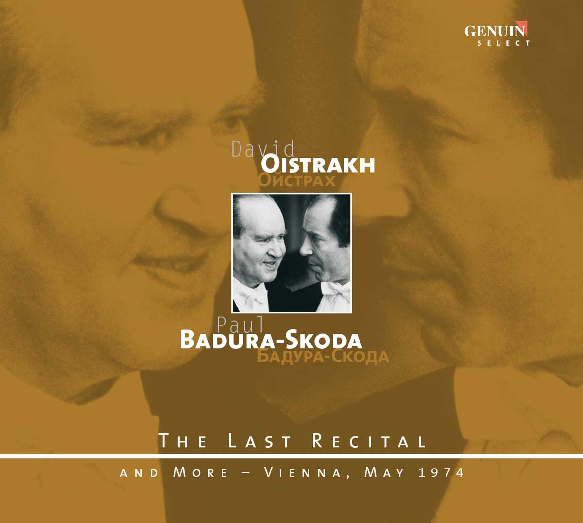 CD album cover 'The Last Recital' (GEN 85050) with Paul Badura-Skoda, David Oistrach