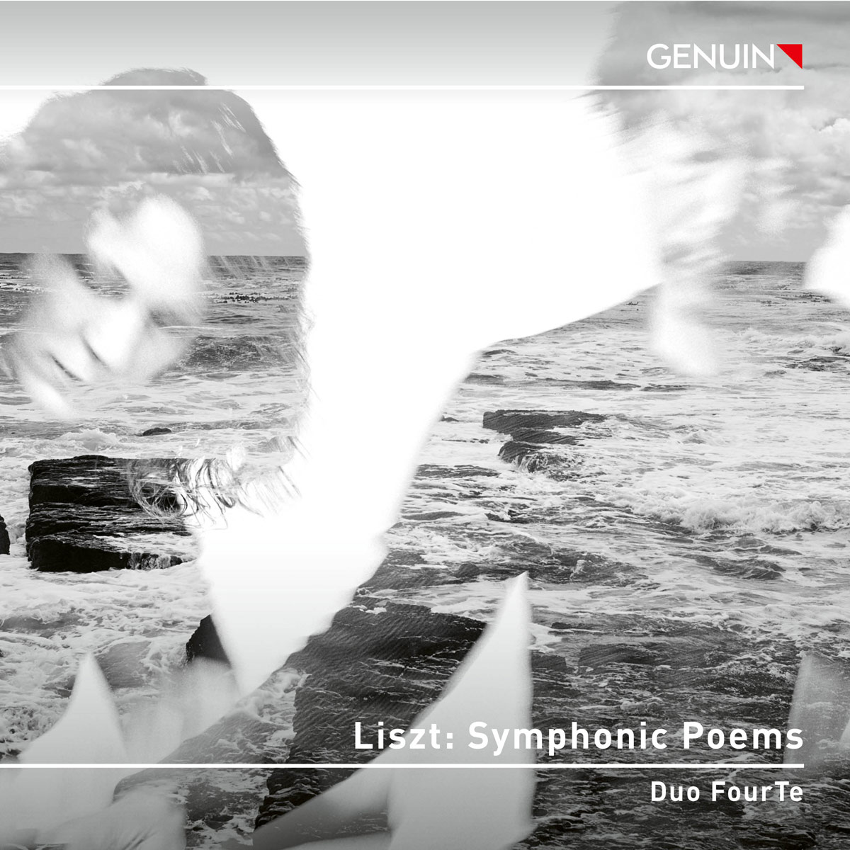 CD album cover 'Liszt: Sinfonische Dichtungen' (GEN 25916) with Duo FourTe