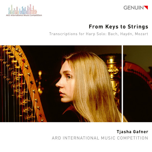 CD album cover 'From Keys to Strings' (GEN 25929) with Tjasha Gafner