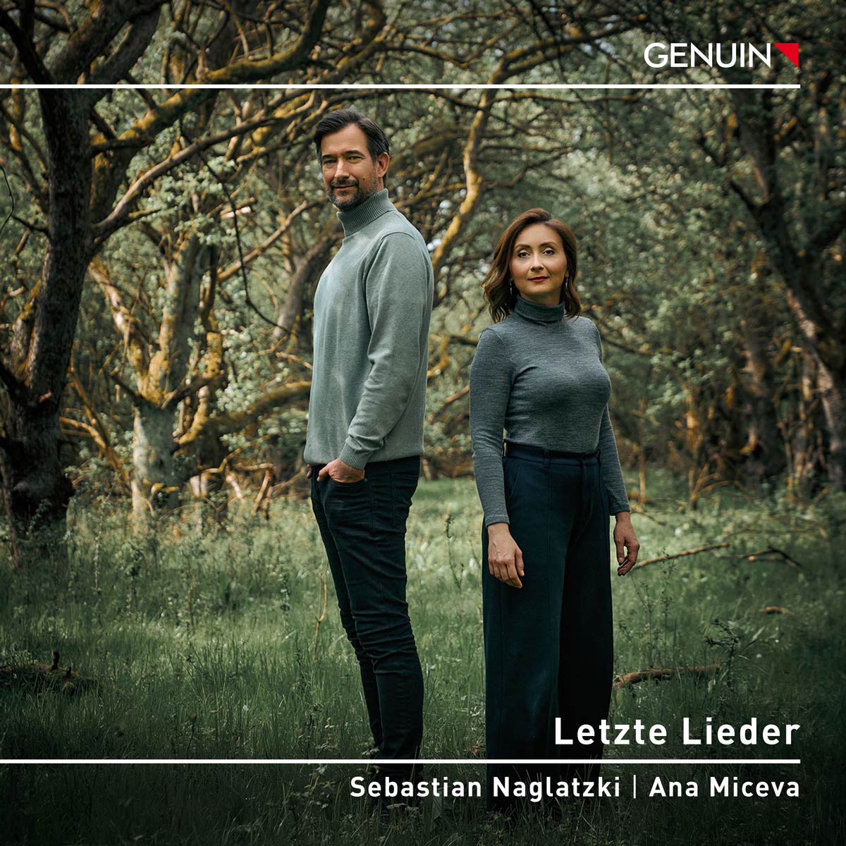 CD album cover 'Letzte Lieder' (GEN 25920) with Sebastian Naglatzki, Ana Miceva