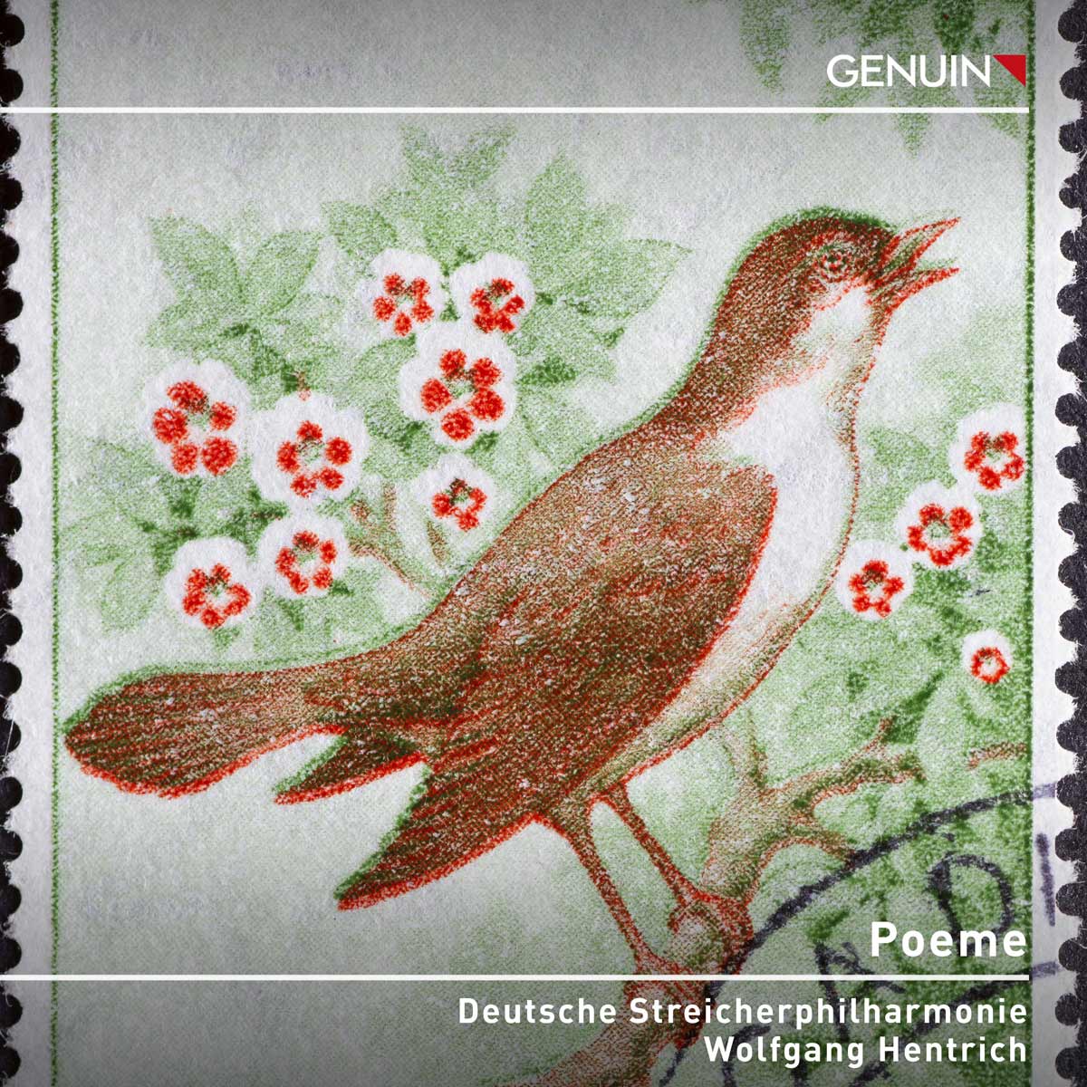 CD album cover 'Poeme' (GEN 25961d) with Deutsche Streicherphilharmonie, Wolfgang Hentrich