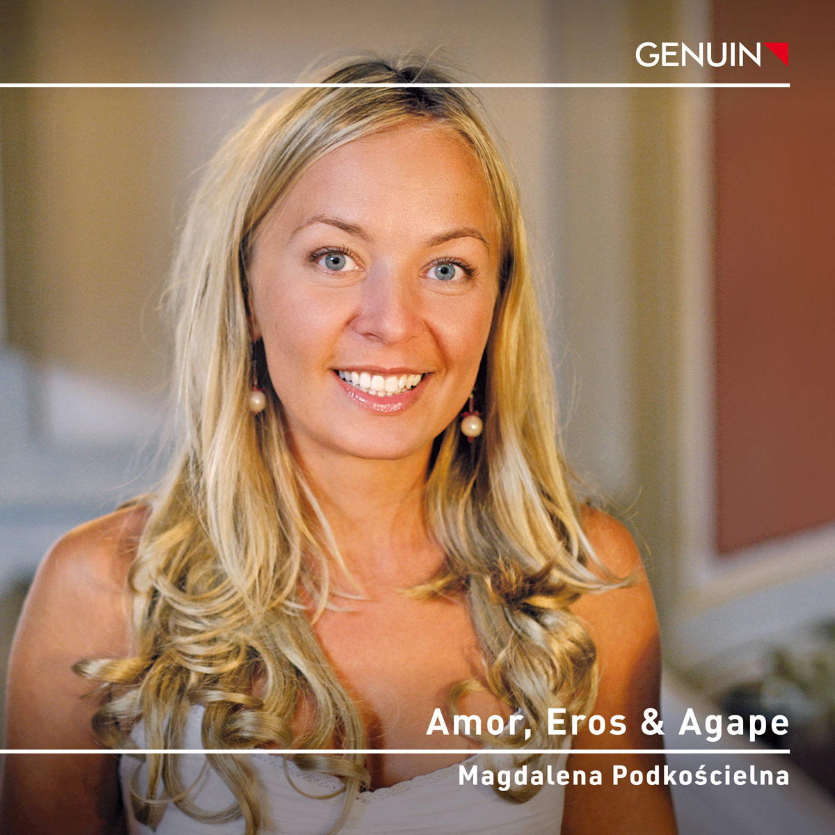 CD album cover 'Amor, Eros & Agape' (GEN 26953) with Magdalena Podkoscielna, Concerto Reale