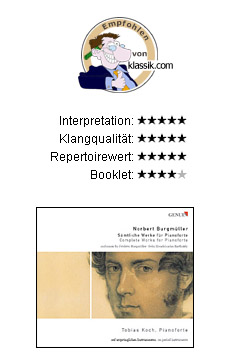 Norbert Burgmüller-CD ausgezeichnet