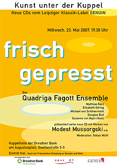 Kunst unter der Kuppel - frisch gepresst!