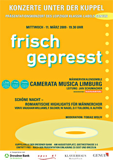 Konzerte unter der Kuppel - frisch gepresst