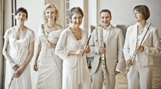 Quintessenz geben in Leipzig ein Releasekonzert mit Videopräsentation zu "Essence of Christmas"