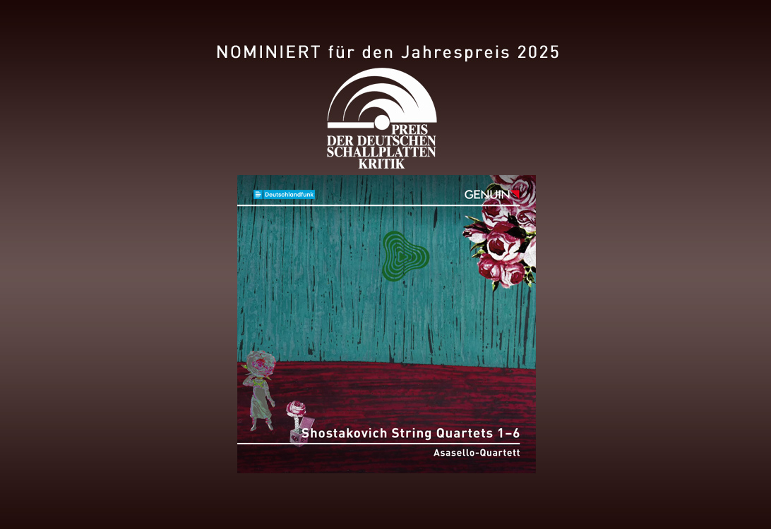 Shostakovich String Quartets 1-6 ist für den begehrten Jahrespreis vom Preis der deutschen Schallplattenkritik nominiert