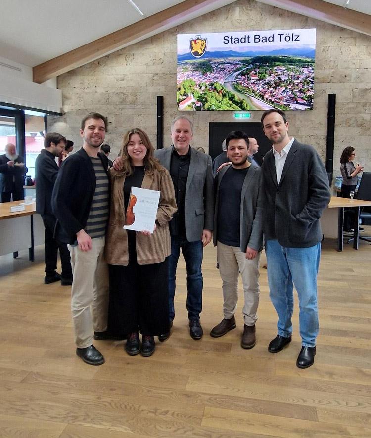 2. Internationale Streichquartett-Wettbewerb in Bad Tölz erfolgreich zu Ende gegangen